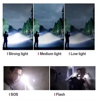 Zaklamp 15 watt led