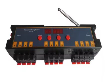 Vuurwerk afschiet kist 12 kanaals timer professional.