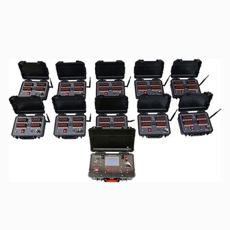 Vuurwerk afschiet kist windows software 1x Module 1x 24 kanaals Ontvanger.