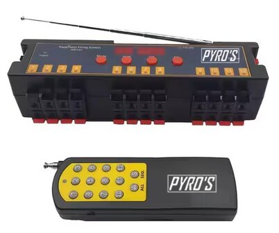 Vuurwerk afschiet kist 12 kanaals timer professional.
