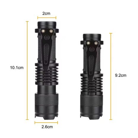 Zaklamp 3watt mini
