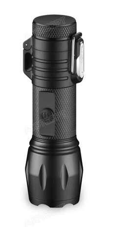 Zaklamp met storm aansteker usb 901