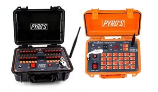 Vuurwerk afschietkist prof 1x Bedienings module 1x Ontavnger module 24 kanaals.